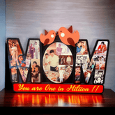 Customised sublimation frame for Mothers day - Gift for Mommy - custom night light for mom - personalized gift for mom - Mother's day gift 2023 - Gift for Mother in Law, Custom mom gift - BBD GIFTS